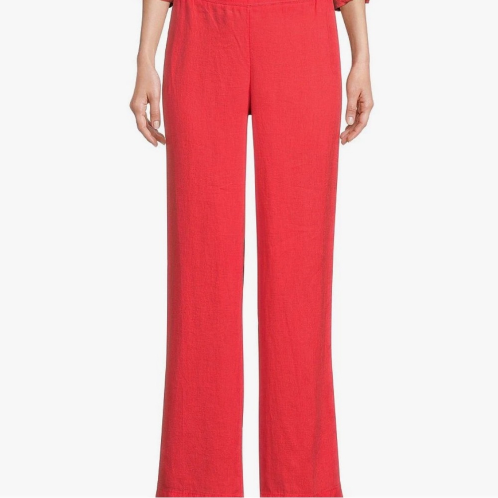 Elegant Red Women's Pants